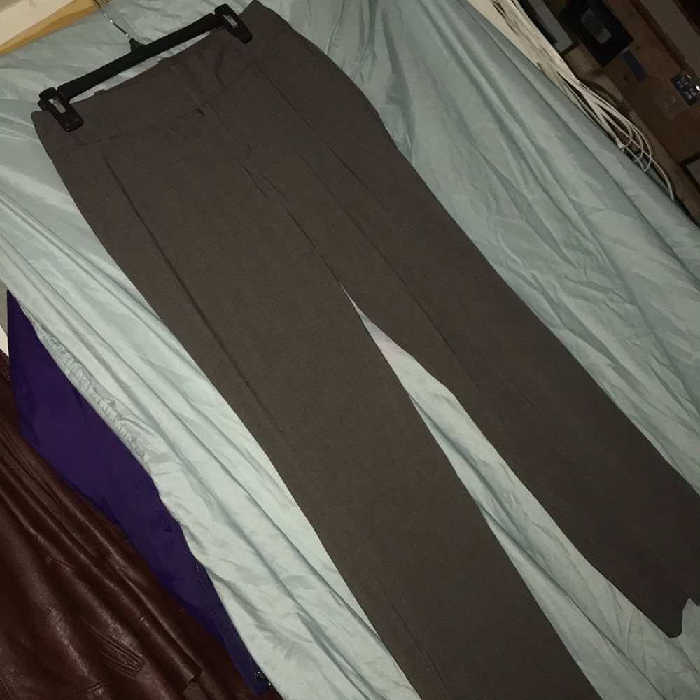 Beautiful straight leg brownish grey trouser, 4
